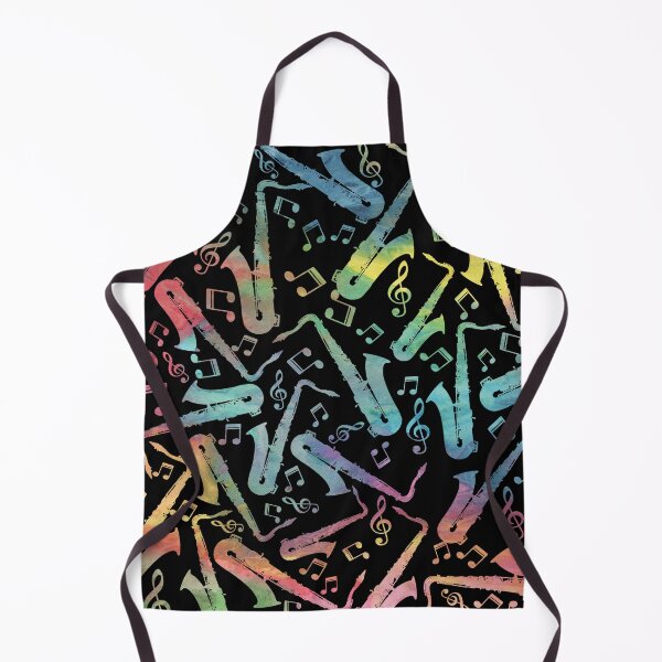 Item preview, Saxophones And Music Notes Pattern designed and sold by Primroaddesigns.