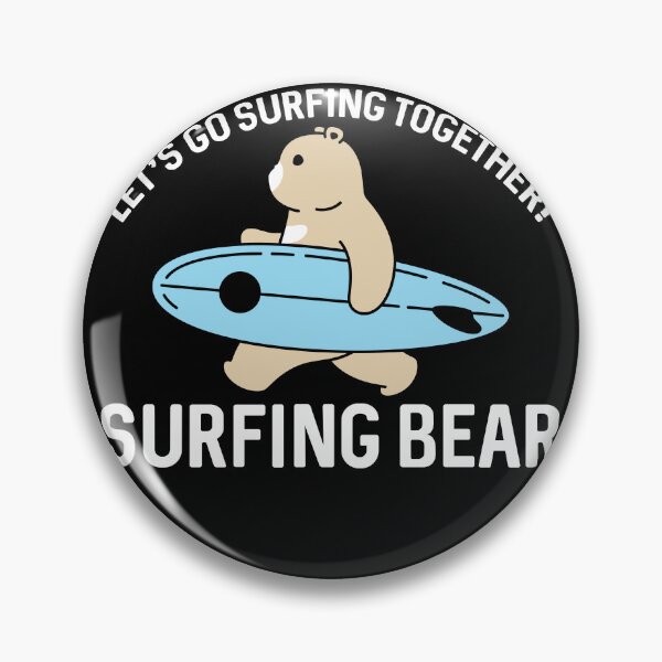 Item preview, White Bear Surfing Cute Animal Surfer Surfboard designed and sold by elecheria.