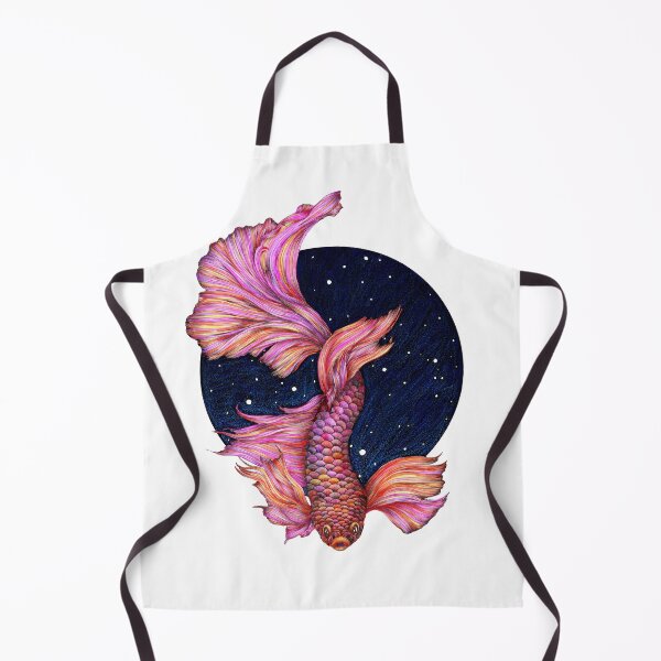 Item preview, Rainbow Waters: Pink Betta Fish designed and sold by ECMazurDesign.