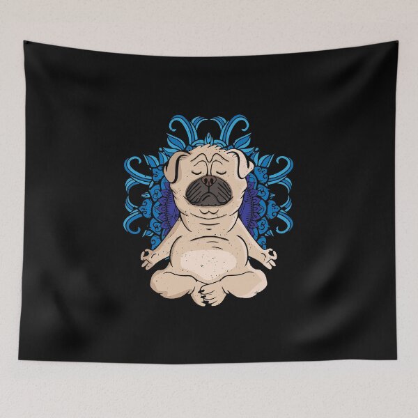 Item preview, Zen Buddhism Meditation Gift Dog Lover Women Yoga Pug designed and sold by DSWShirts.