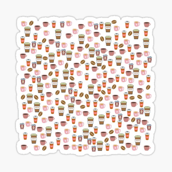 Koffie, coffee in Dutch Sticker
