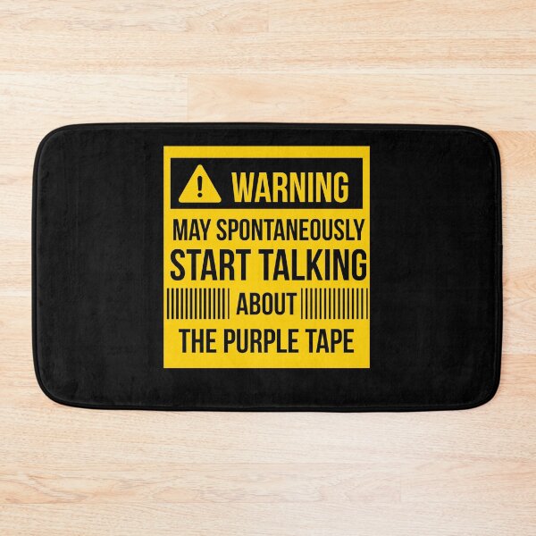 Item preview, warning may spontaneously talk about the purple tape  designed and sold by celebteyz.