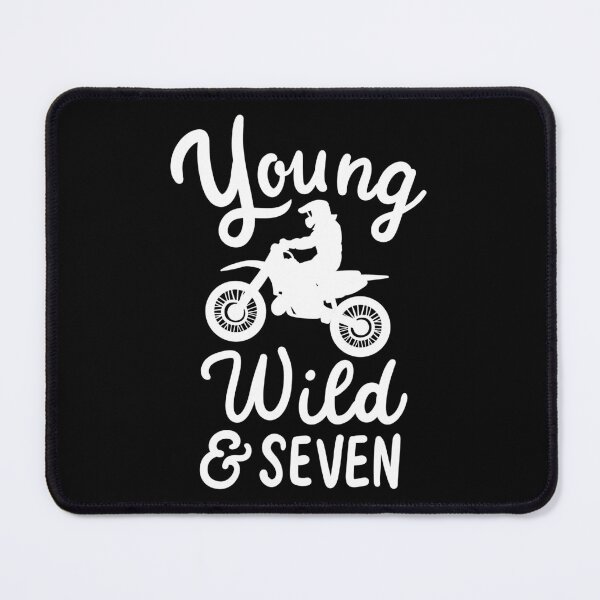 Item preview, 7th Birthday Young Wild & Seven Gift for Turning 7 designed and sold by haselshirt.