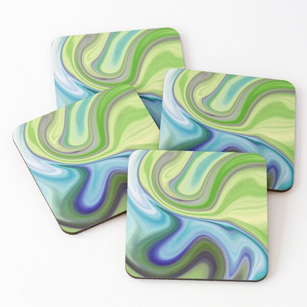 Item preview, Marble Green and Blue designed and sold by OutcastBrain.