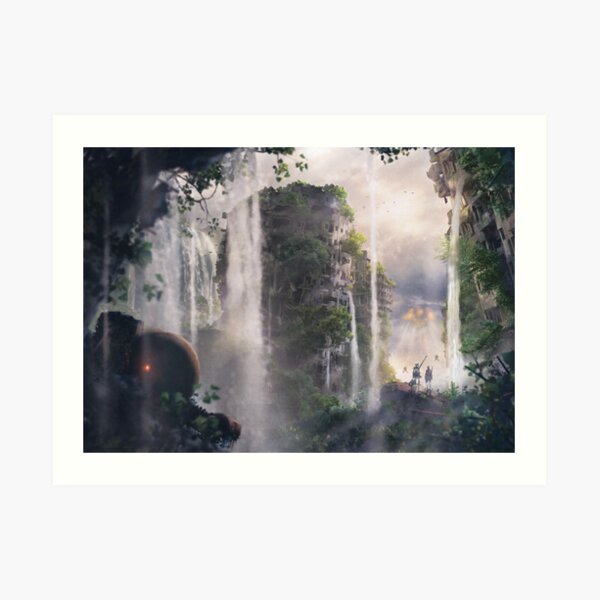 Flooded City Art Print
