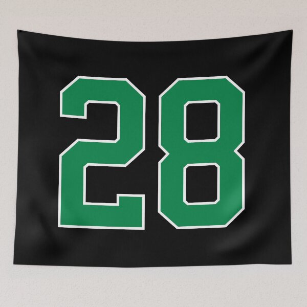 Item preview, 28 number, green lucky sports twenty eight designed and sold by ArtIsParty.