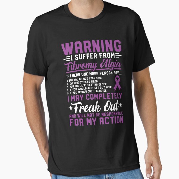 Item preview, Warning I Suffer From Fibromyalgia Shirt, Fibromyalgia Awareness Shirt, Fibromyalgia Warrior Shirt, Fibromyalgia Ribbon Shirt, Fibro Shirt designed and sold by aymob.
