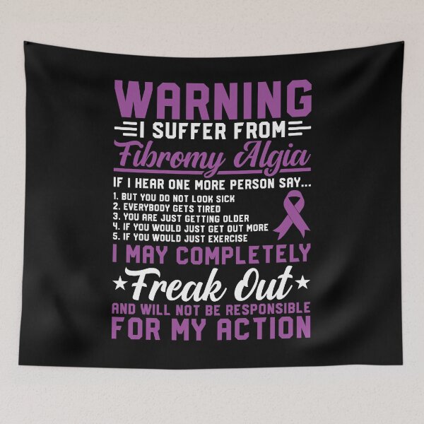 Item preview, Warning I Suffer From Fibromyalgia Shirt, Fibromyalgia Awareness Shirt, Fibromyalgia Warrior Shirt, Fibromyalgia Ribbon Shirt, Fibro Shirt designed and sold by aymob.