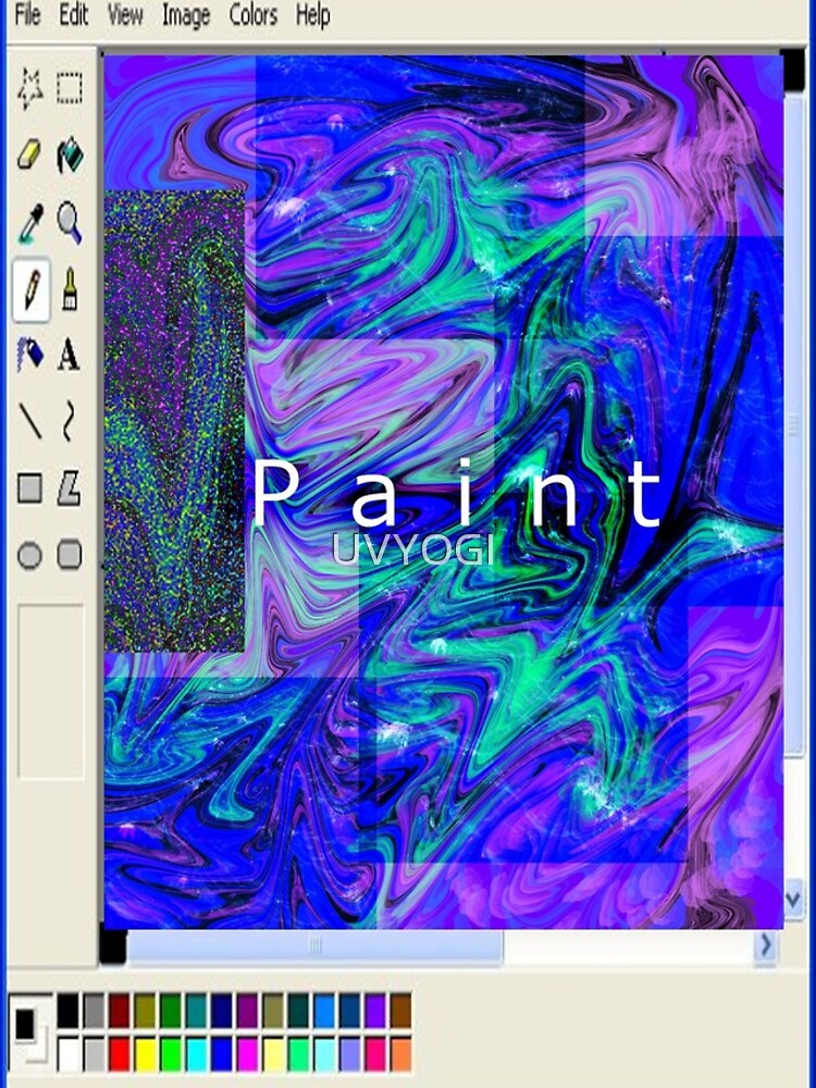 "paint．exe" Sticker by UVYOGI Redbubble