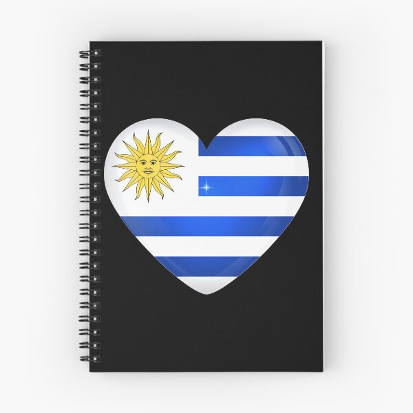 Aperçu de l'œuvre Mon cœur est en Uruguay, Love Uruguay. créée et vendue par ArtIsParty.