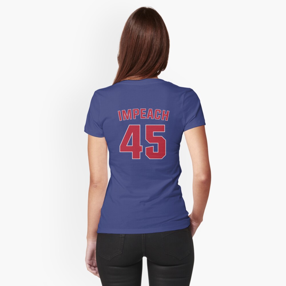 "IMPEACH 45 (RED, WHITE)" T-shirt by BYRNENYC | Redbubble