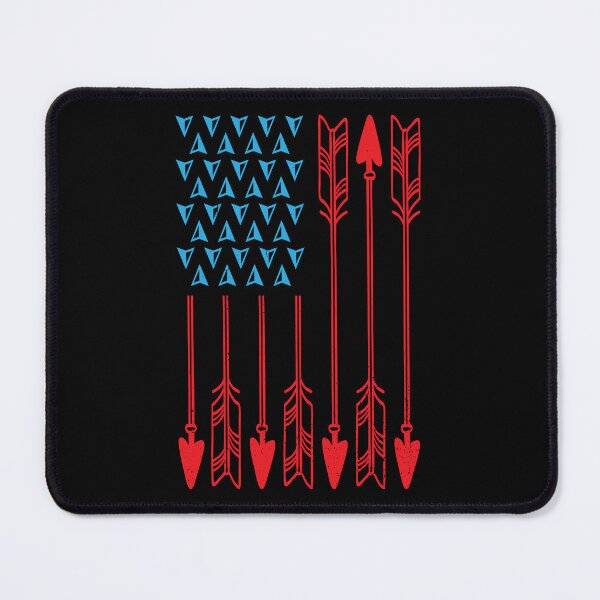 Item preview, Vintage USA Red White Archery Arrow American Flag Gift designed and sold by haselshirt.