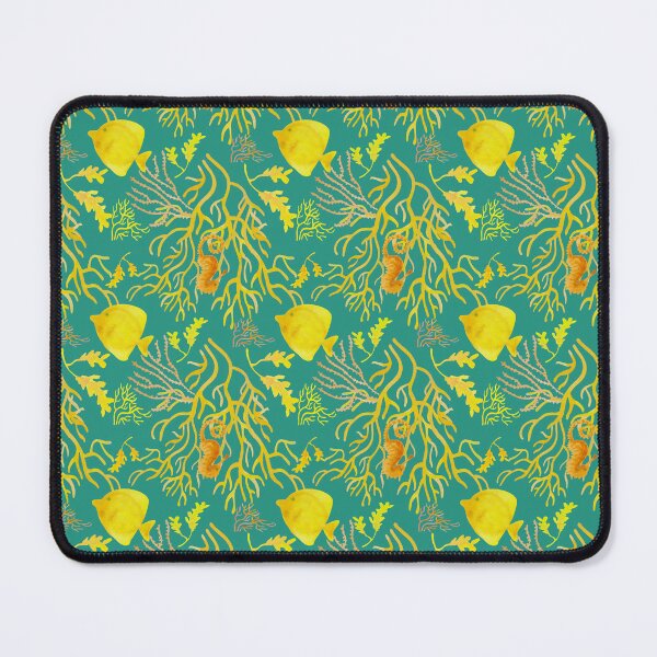 Item preview, Yellow fish pattern sea designed and sold by AgniArt.