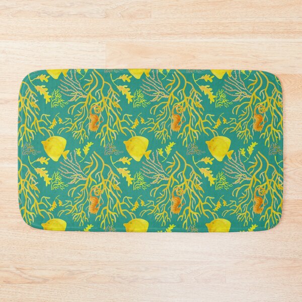 Item preview, Yellow fish pattern sea designed and sold by AgniArt.