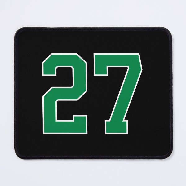 Item preview, 27 number, green lucky sports twenty seven designed and sold by ArtIsParty.