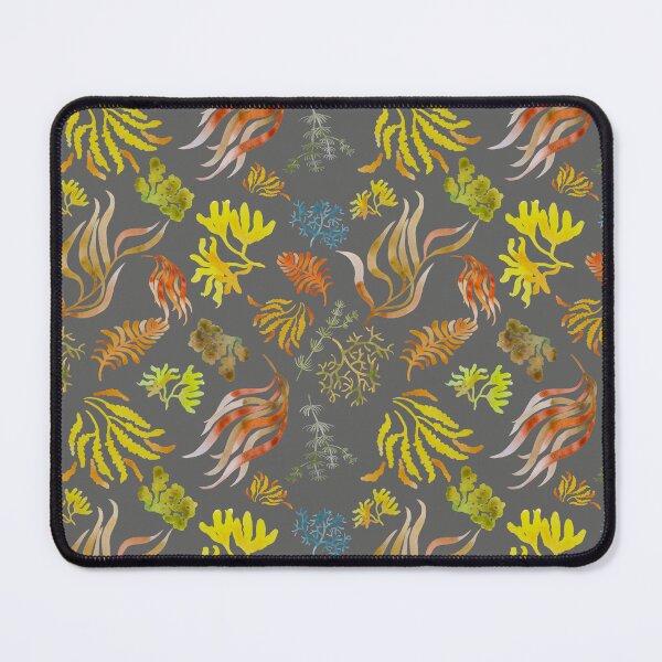 Item preview, Seaweed patern grey designed and sold by AgniArt.