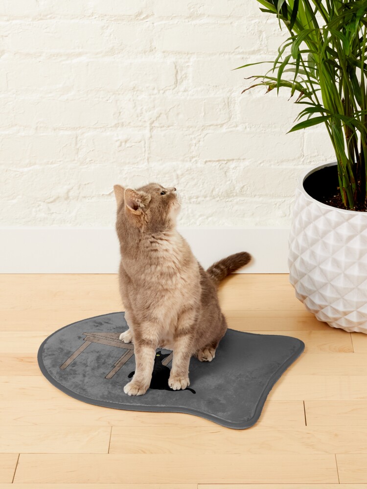 Cat mat for black cat Pet Mat for Sale by cesarhiar