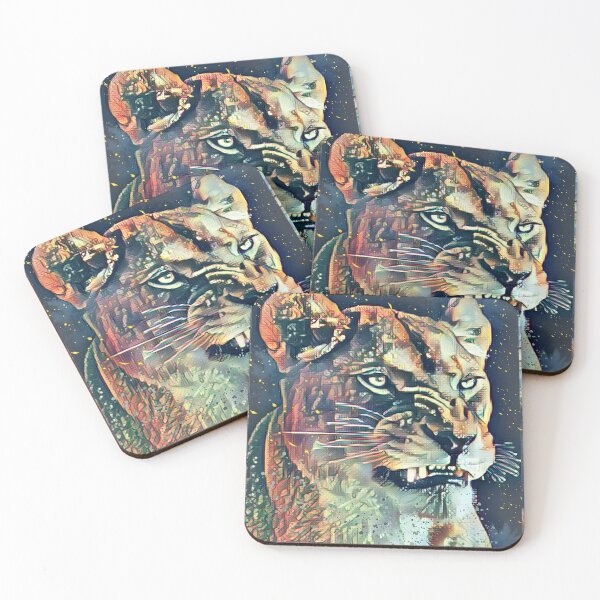 Item preview, Think twice - Big cat lion collection designed and sold by creatinginlove.