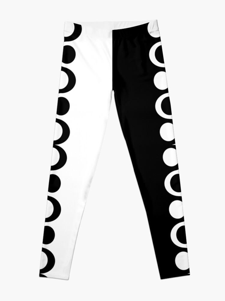 Alternate view of Black White Mod Leggings