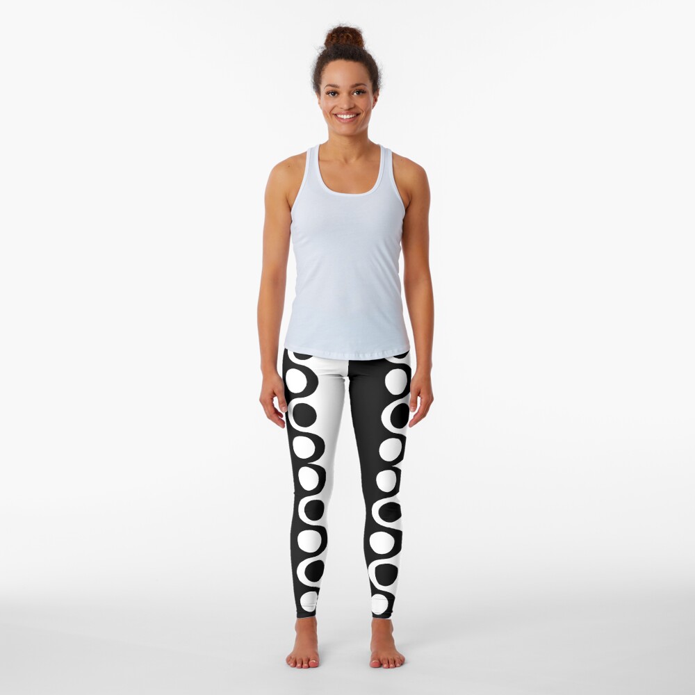 Black White Mod Leggings