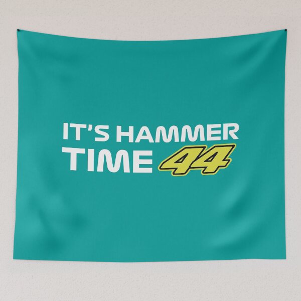 Item preview, It's Hammer Time 44 HAM. Special Design (Version 1 - White/Blue Green BG) designed and sold by FilipeFerreira.