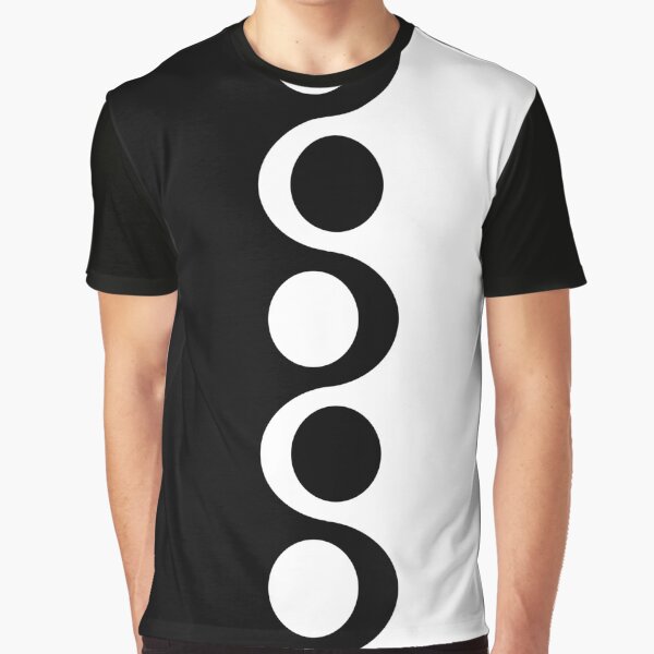 Black White Mod Graphic T-Shirt