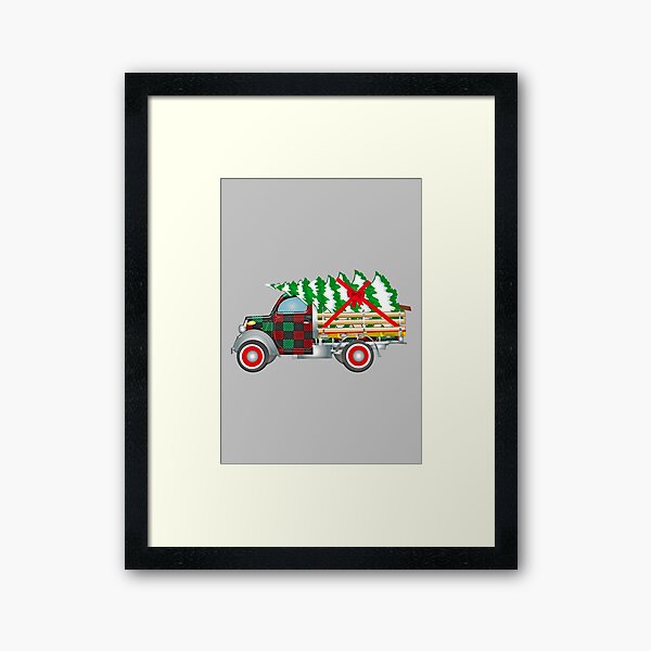 Item preview, Buffalo Plaid Christmas Truck  designed and sold by Foofighter01.