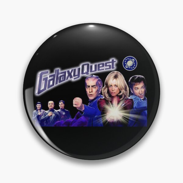 Item preview, Galaxy Quest black background ORIGINAL BY CRUSHART1 ON REDBUBBLE designed and sold by CrushArt1.