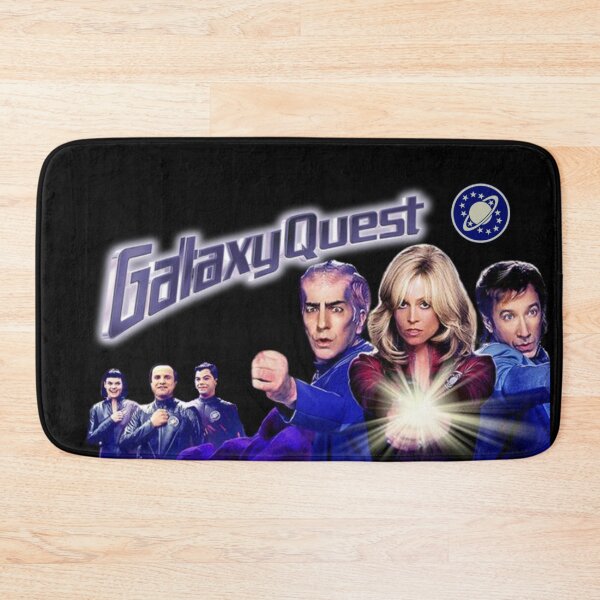 Item preview, Galaxy Quest black background ORIGINAL BY CRUSHART1 ON REDBUBBLE designed and sold by CrushArt1.