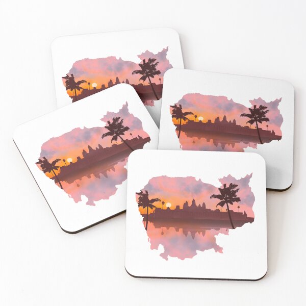 Item preview, Cambodia, map and landscape designed and sold by landscapeworlds.