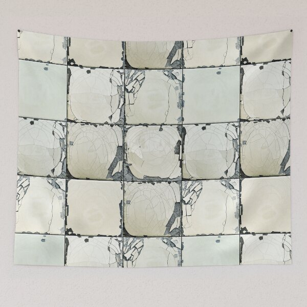 Item preview, Pieces of cracked ceramic tile designed and sold by Tanya-GR.