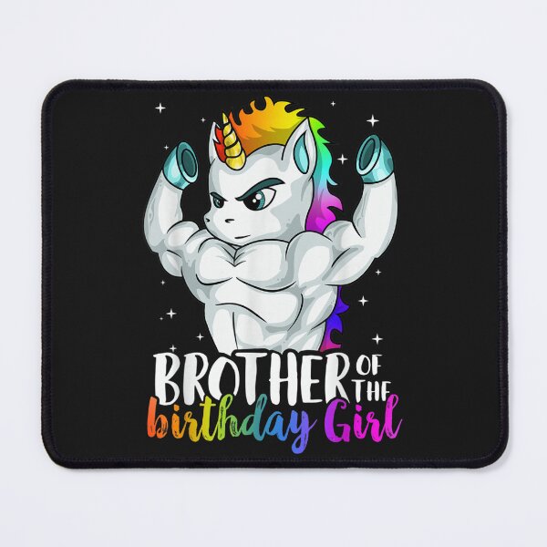 Item preview, Brother of Birthday Girl Unicorn Boys Son Grandkid designed and sold by gettokwcraskn2a.