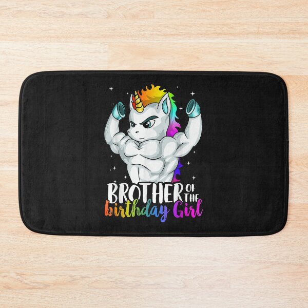 Item preview, Brother of Birthday Girl Unicorn Boys Son Grandkid designed and sold by gettokwcraskn2a.