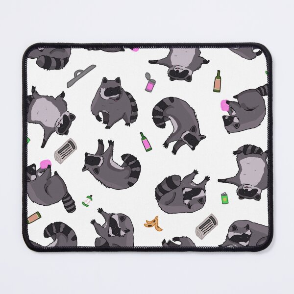Item preview, Raccoon Party | Raccoon & Trash pattern  designed and sold by ladyepidemic.