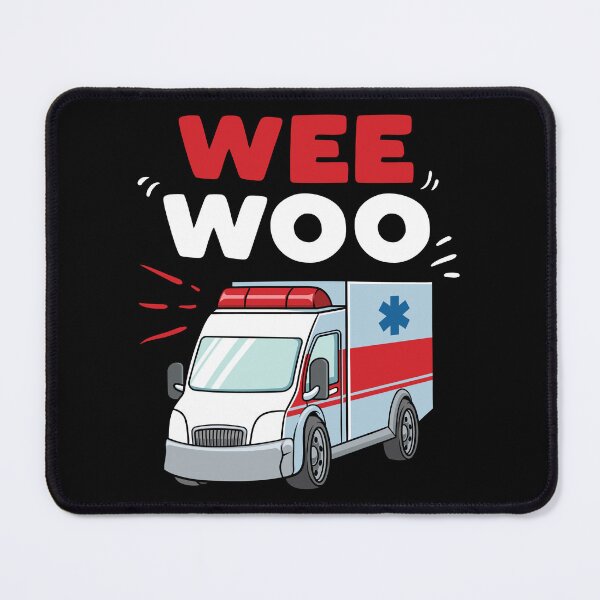Item preview, Wee Woo Ambulance Paramedic Emergency Medic Gift designed and sold by haselshirt.