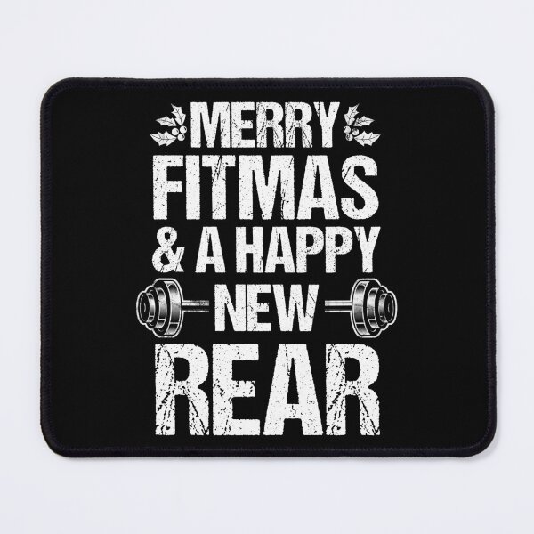 Item preview, Merry Fitmas Xmas Christmas New Rear Fitness Holiday Gift designed and sold by haselshirt.