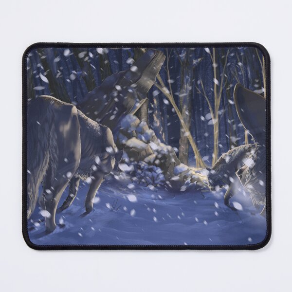 Item preview, Winter Wolf Illustration Print designed and sold by CaffeineBee.