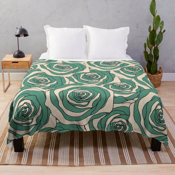 Item preview, Crazy green roses in vibrant colors designed and sold by Claudia S. Design.