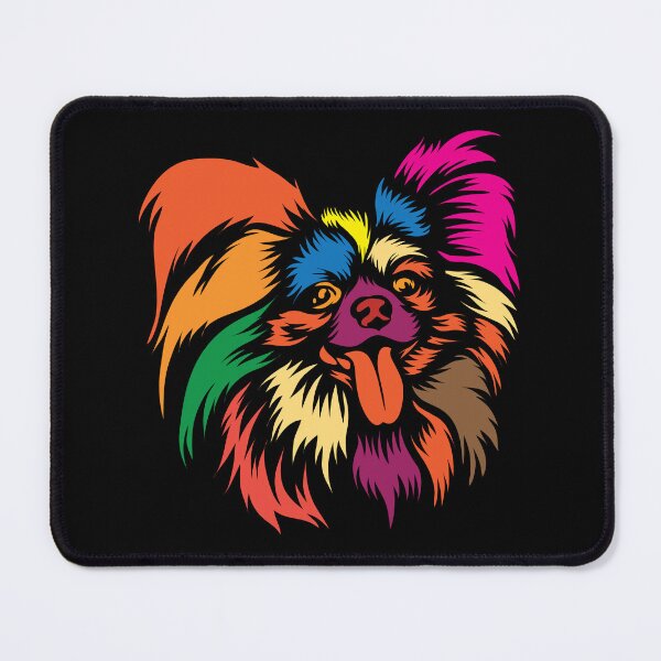 Item preview, Cute Papillon Dog Rainbow Graphic Animal Lover Gift designed and sold by haselshirt.