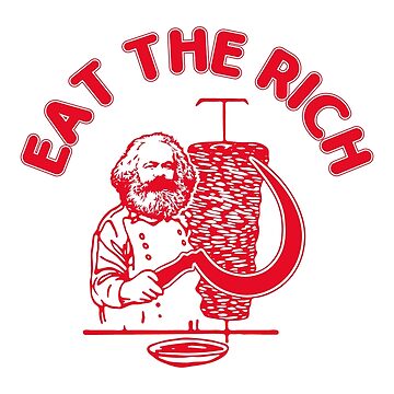 Vorschaubild zum Design Eat The Rich Döner Marx Kebab Karl Marx Sozialist Hasan Piker von hypewearco