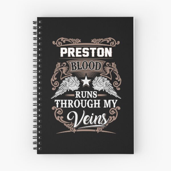 Item preview, Preston Name T Shirt - Preston Blood Runs Through My Veins Gift Item Tee designed and sold by celiagomez456.