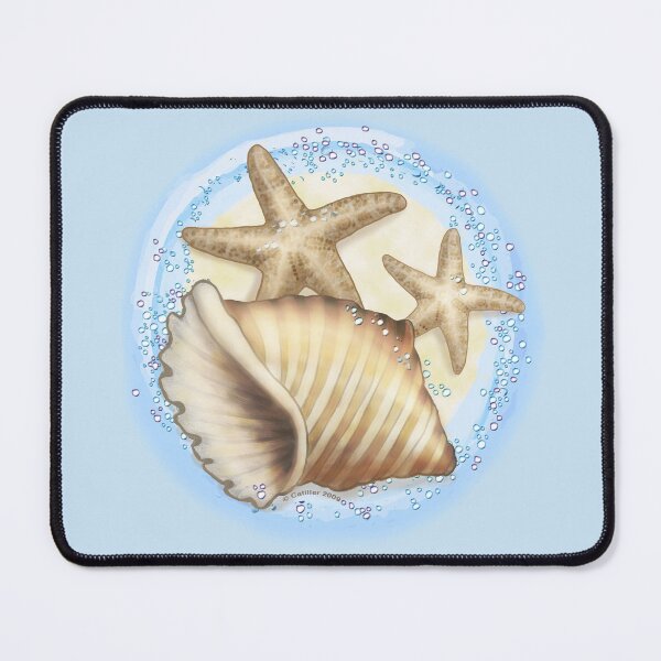 Item preview, Seashell Starfish Bubbles designed and sold by artmuvz.