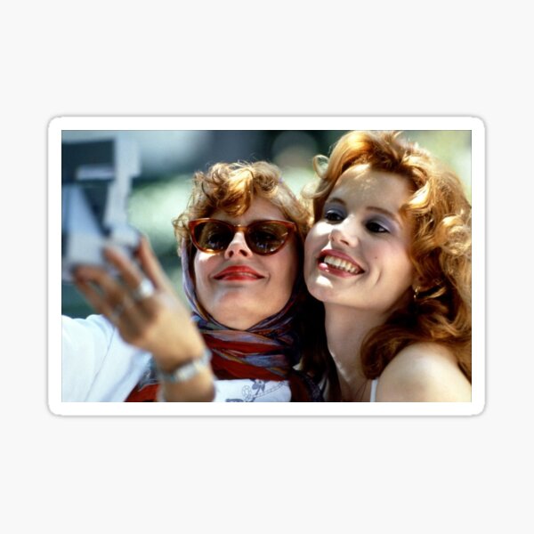 Thelma & Louise Sticker for Sale by PuzzleBuzz