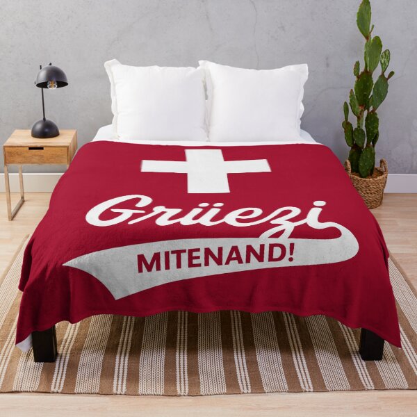 Item preview, Grüezi Mitenand! (Switzerland / Swiss Flag) designed and sold by MrFaulbaum.