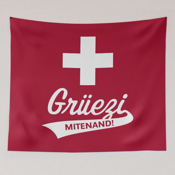 Item preview, Grüezi Mitenand! (Switzerland / Swiss Flag) designed and sold by MrFaulbaum.
