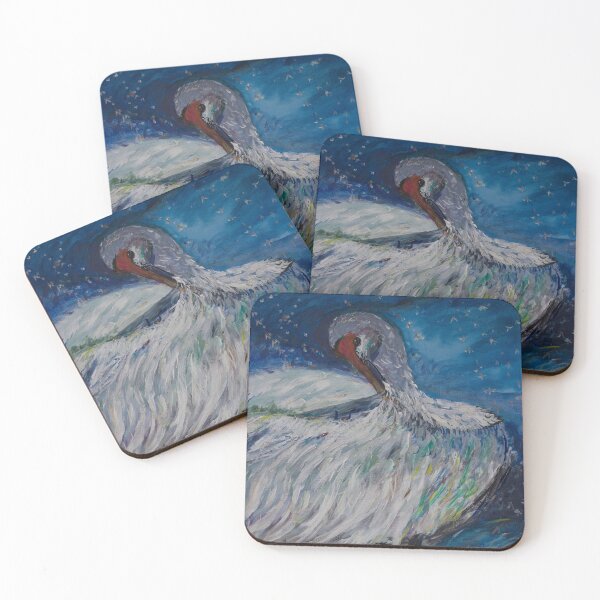 Item preview, Preening Crane  designed and sold by Nola Lee Kelsey.