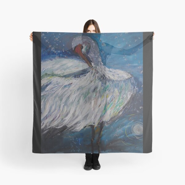 Item preview, Preening Crane designed and sold by Nola Lee Kelsey.