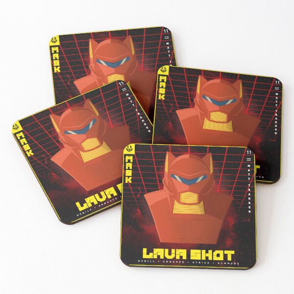 Item preview, M.A.S.K. - Lava Shot / Matt Trakker mask designed and sold by Stoneiswuwu.