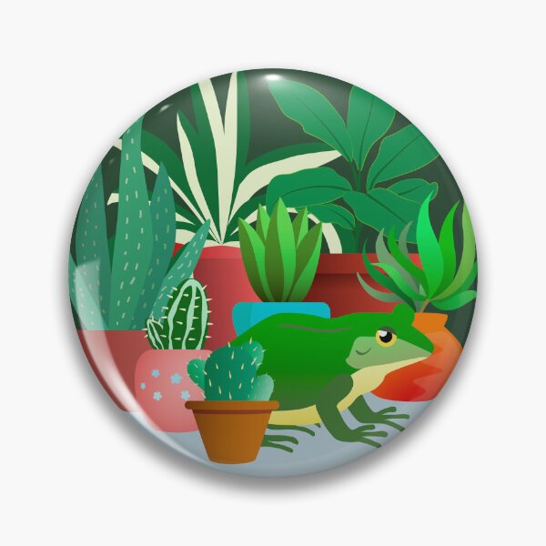Item preview, Frog and Potted Plants designed and sold by OutOfNowhere.