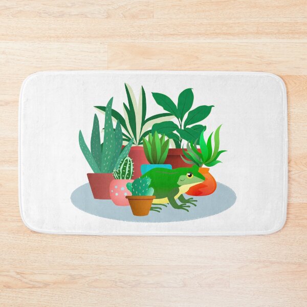 Item preview, Frog and Potted Plants designed and sold by OutOfNowhere.
